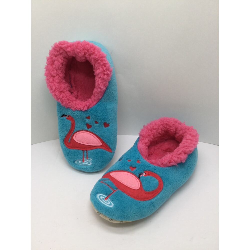Snoozies Non Slip Fuzzy Slippers Funny House Socks for Women